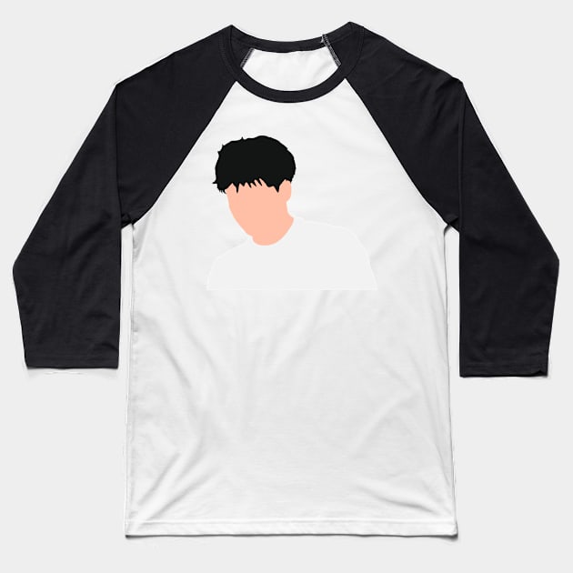 Yuki Tsunoda - Face Art Baseball T-Shirt by GreazyL